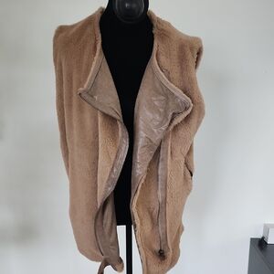 Women's Cozy Tan Teddy Jacket